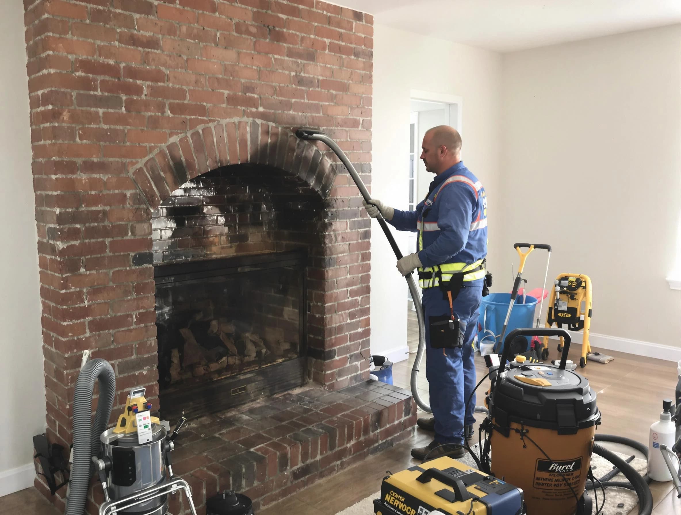 Greensburg Chimney Sweep expert performing detailed chimney sweep in Greensburg, PA