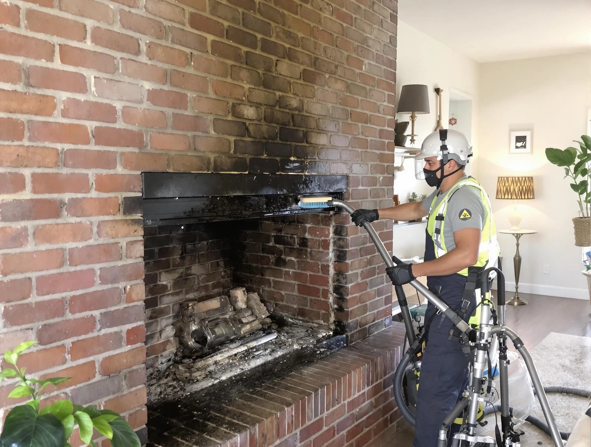 Greensburg Chimney Sweep providing fireplace cleaning services in Greensburg, PA
