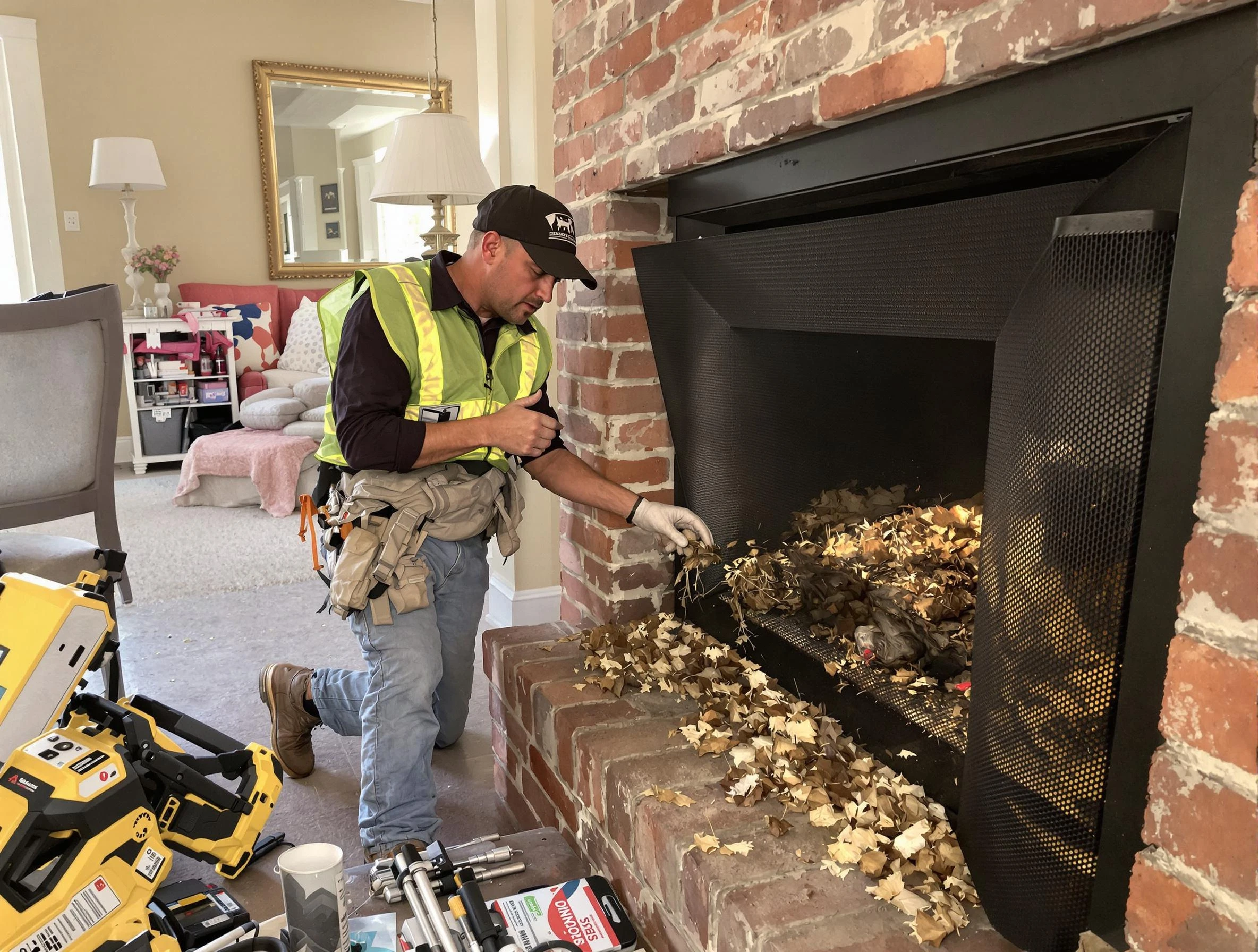 Safe screening installation by Greensburg Chimney Sweep in Greensburg, PA