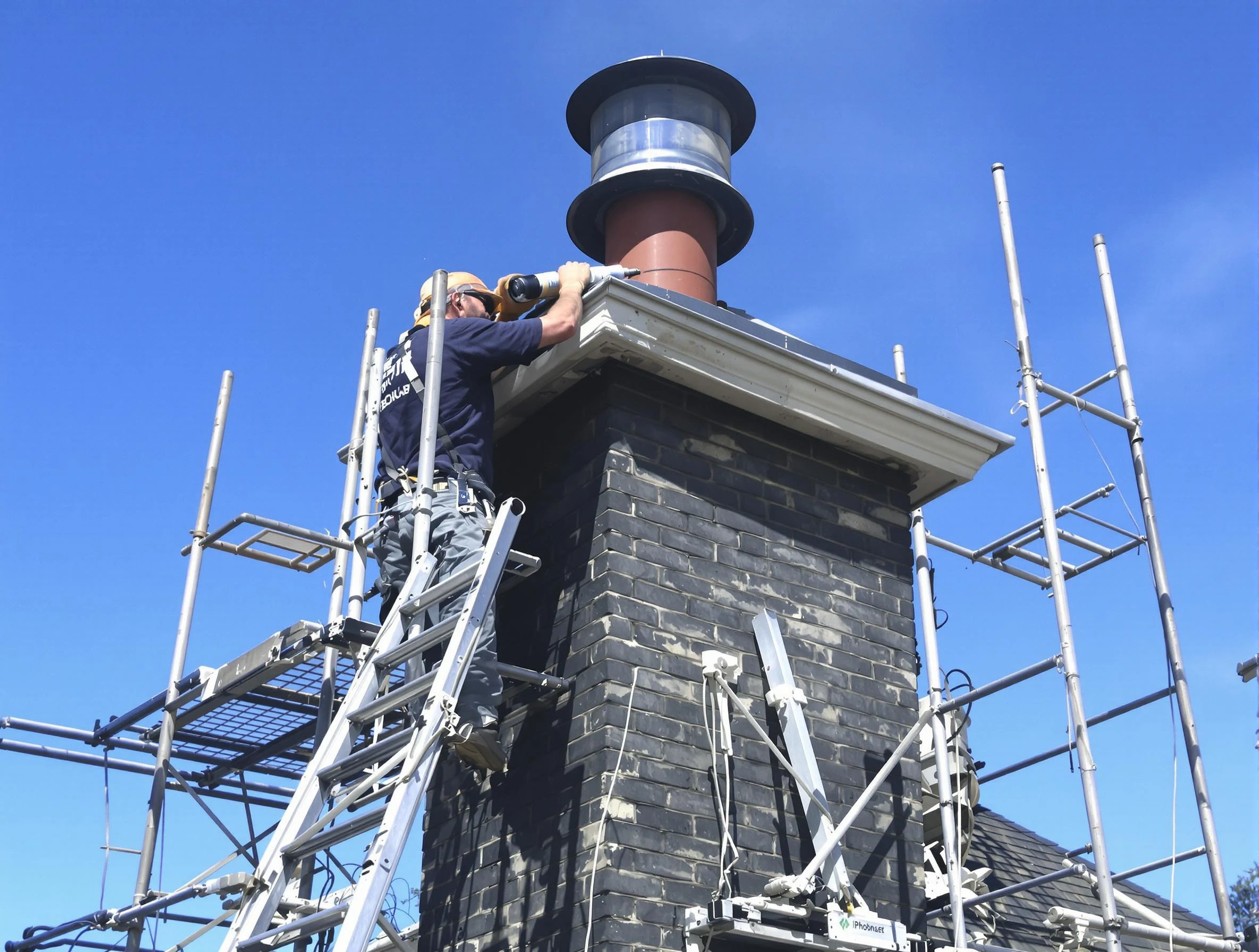 Sturdy chimney crown finished by Greensburg Chimney Sweep in Greensburg, PA